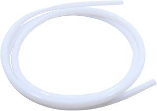 APAAZO 1/2 Meter PTFE Tube 2x4mm ID 2mm OD 4mm 1.75mm Filament Bowden Extruder Guide Pipe TL-Feeder Hotend 3D Printer Part (Color : White, Size : 1 Meter)