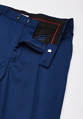 Isaac Mizrahi Boys' Big 2Pc Slim Cut Wool Blend Suit, Cobalt Blue, 16 #TOP6