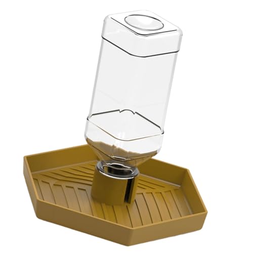 爬虫類飲酒ボウルを飲むカメ用の水のボトルフードとフィーダートカゲとひげを生やしたドラゴンペット水散水供給ひげドラゴンボウル