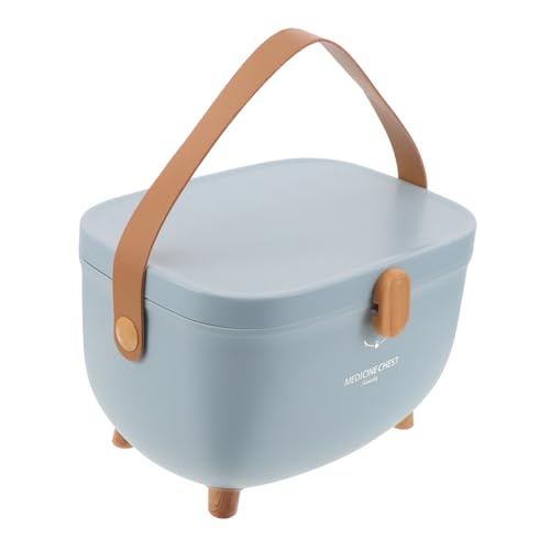Boîte de rangement pour médicaments étanche à double compartiment avec poignée - 2