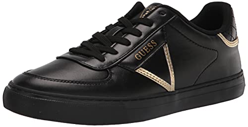GUESS Men's Meeko Sneaker, Black LL, 10.5