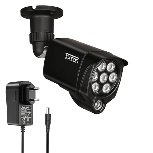 Tonton IR Projecteur 30M, 8 LED Projecteur Infrarouge, Lampe d'éclairage pour caméra de...