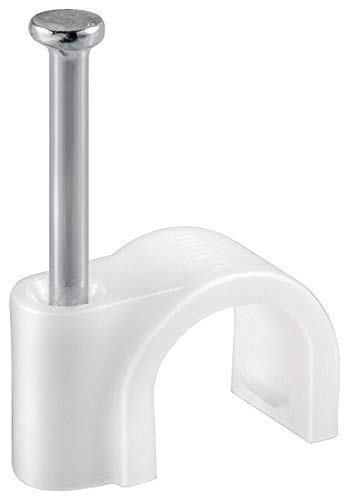 20er Set WireThinX Kabelschelle 12 mm weiß (100 Stück)