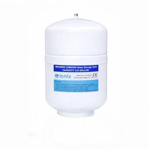 Image of IONIX Ro Stainless steel 304 Pre-Pressurized Metal pressure tank with tank valve,kangen and other ionizer compatible,6 gallons capacity, Used by Top indian brands, Ro Metal Pressure Tank
