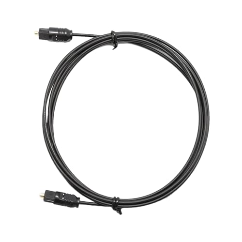 Cable de audio óptico digital   Cable de audio óptico de 1,5 m para barra de sonido, cable de audio de fibra óptica, cable de audio óptico de alta gama, cable de fibra óptica cristalina, cable de