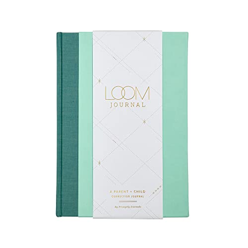 Promptly Journals, Our Parent-Child Connection Journal: Spark Creativity, Start Conversations (Mint), Linen/Leatherette | Kids Journal | Quality Time Gifts | Daddy Daughter Gifts | Mom and Son Gifts