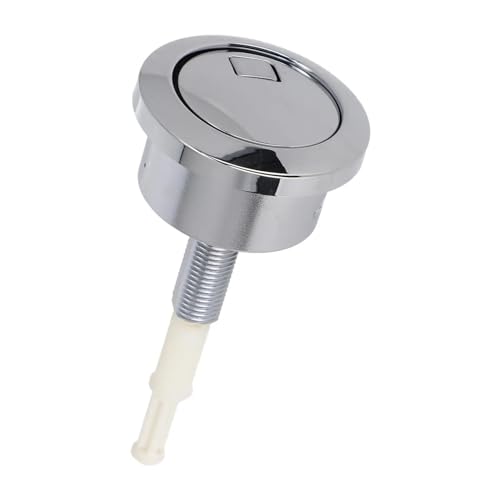 Bouton poussoir chasse d'eau chromé type 280 avec double commande économie d'eau durable