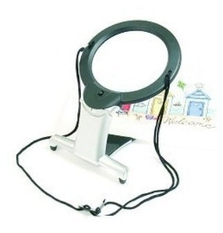 Loupe lumineuse mains libres pour ne plus fatiguer vos yeux en lisant