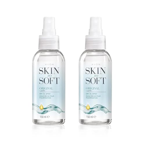 AVON Skin So Soft Original Jojoba Dry Oil Spray Double Pack