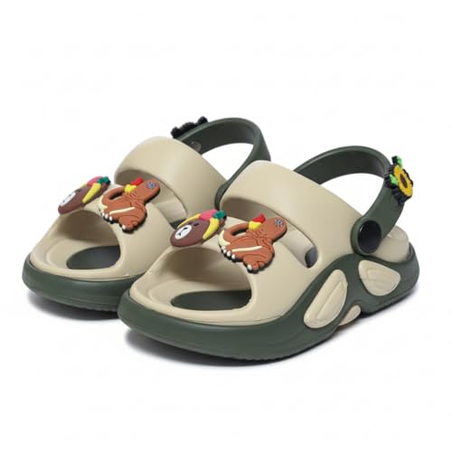 Image of GLJ Kids Comfort Clogs Sandals for Boy and Girl, 1 to 14 Years, Two-Strap Design, Easy to Wear Slip On, Dust and Waterproof, 1100