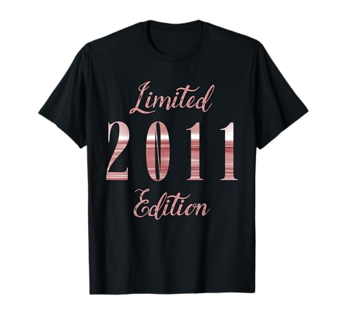 Limited Edition 2011 Vintage Classic Aesthetic Birthday Camiseta