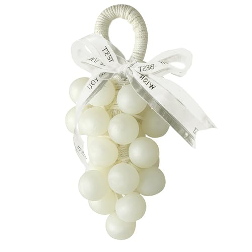 Image of Grape Soap on Rope Cute Shaped Handwashing Grapes Soap Bar, Novelty Hanging Fruit Soap for Bathroom Decor,Fun Gift Handmade Soap