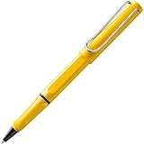 LAMY（ラミー）safari イエロー ローラーボールペン 黄 - 人間工学に基づいたグリップ 線幅 M - 長時間の筆記も快適に - 丈夫なASAプラスチック製 - ローラーボール リフィル 黒 LAMY M 63 付き