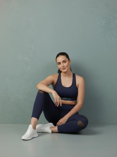 Image of BLINKIN Women's Sports Tights & Leggings with Mesh Insert : Ideal Gym Wear for Woman Active Wear, Yoga & Fitness - The Ultimate Gym Pants for Women Workout (5001)