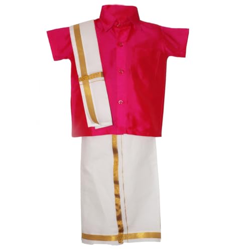 Image of MS TRENDS Boys Traditional Dhoti & Shirts SET (MSTCM - $P)