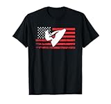 Jet Ski T-Shirt American Flag Shirt Funny Jet Skiing Gifts T-Shirt