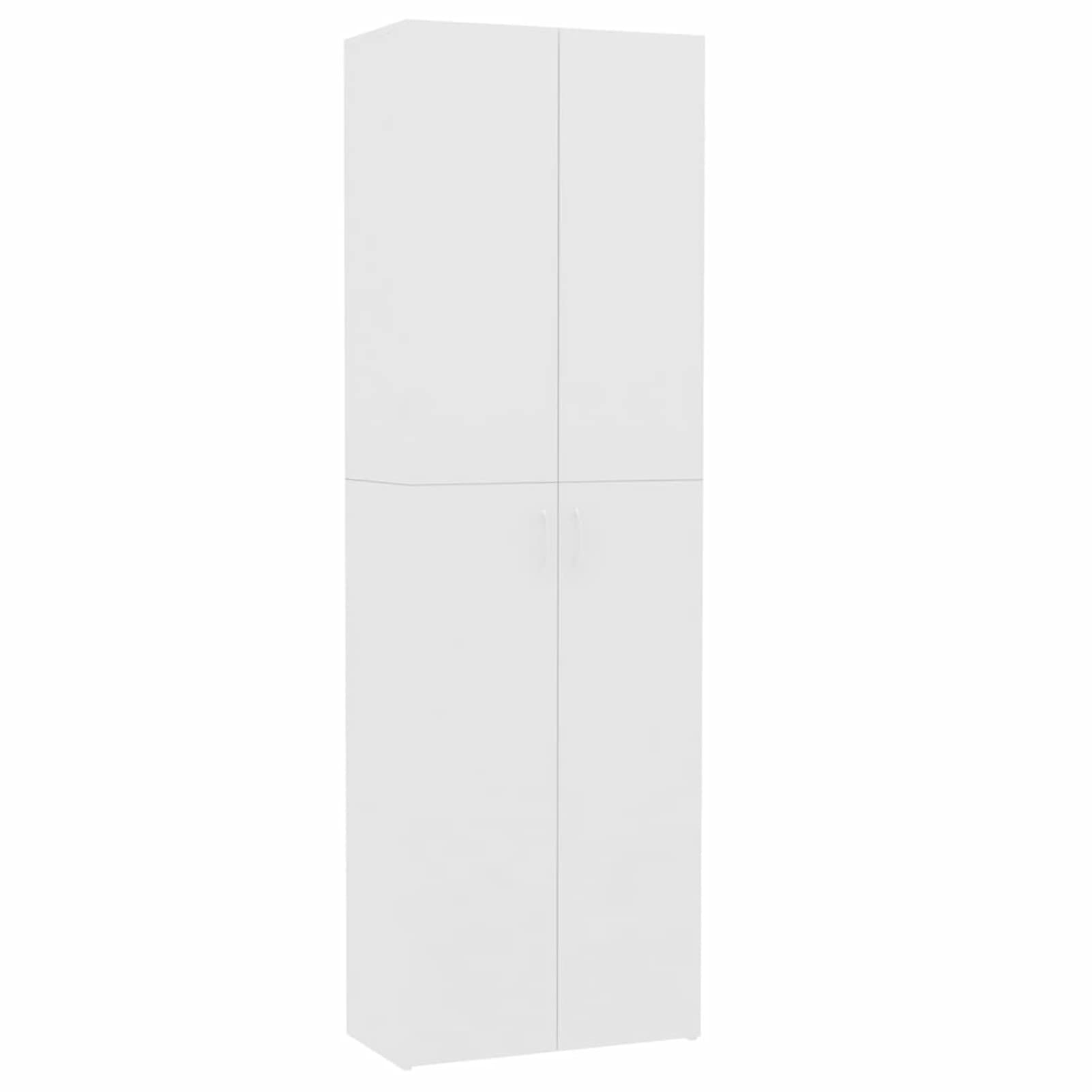Lechnical Armadio per Ufficio Bianco 60x32x190 cm in Legno Multistrato,Armadio per Ufficio,Armadi Archivio,Armadio per Collezione per Ufficio