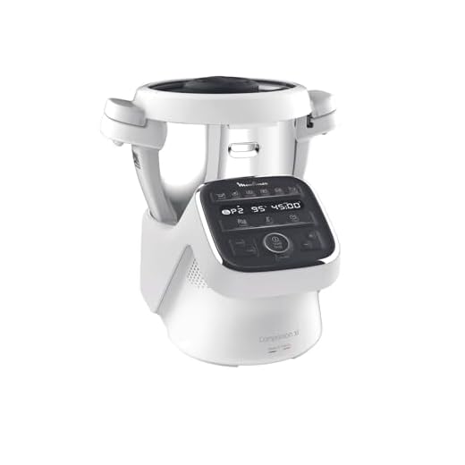 Moulinex HF80CBK Companion XL Robot da Cucina Multifunzione, 1500 W, 3L, da 30 a 150 °C, 12 Programmi Automatici e Modalità Manuale, 6 Accessori Dedicati, Ricettari Personali Tramite l’App