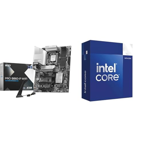 PRO B860-P WiFi Scheda madre ATX + Intel Core i5-14400 Processore per sistemi desktop 14400 10 core - Scheda madre
