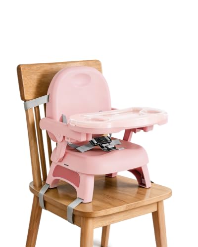 BBsecure Baby Booster Seat for Kitchen Chair, 3-in-1 Portable Booster Seat