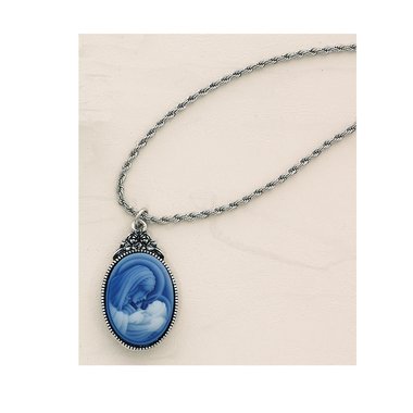 (RC751C) RF MOTHER/CHILD CAMEO PENDANT2