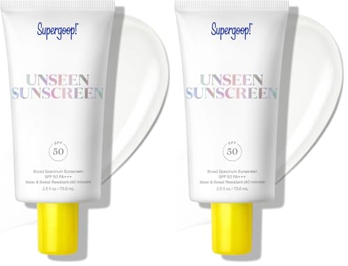 Image of Supergoop! Unseen Sunscreen - SPF 50 - Clear & Invisible Face Sunscreen + Broad Spectrum + Makeup-Gripping Primer - Weightless, Scentless, Oil Free