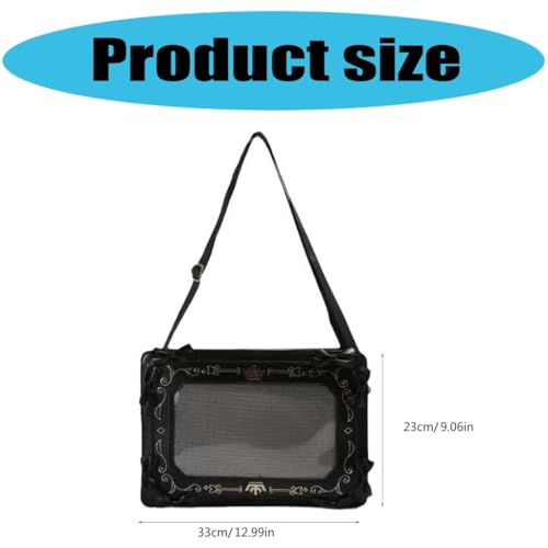 Itabag sac transparent blanc idée cadeau mode Harajuku originale
