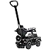 Best Ride On Cars 3 In 1 Mercedes G-Wagon Push Car for Toddlers 1 to 3 Years Old, Kids Outdoor Stroller with Music, Horn Sounds, and Handle, Realistic Driving Experience, Black