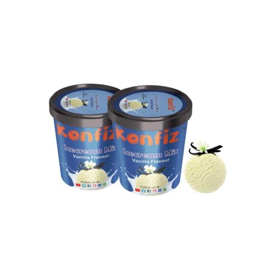 KONFIZ Vanilla Icecream Mix 100gms-Ice cream Mix Powder | For Tasty & Delicious Ice Cream (2 pack)-picture-43