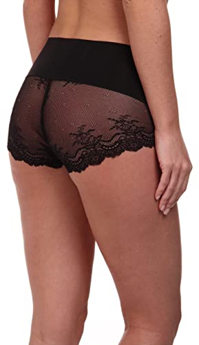 Spanx Shapewear For Women Undie-Tectable Lace Hi-Hipster Panty Black Sm #TOP2