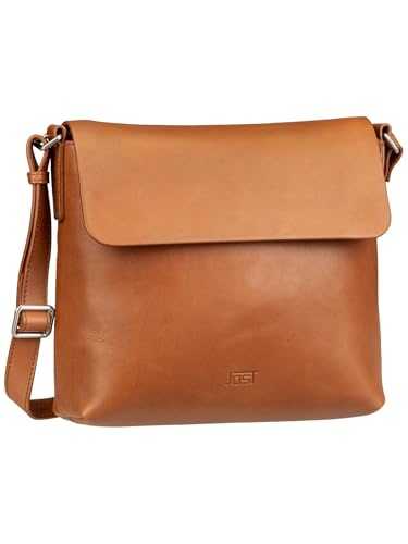 Bolso de hombro JOST en cuero marrón cognac para el día a día moderno 2