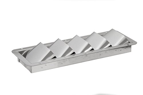 Attwood 1488-5 Corrosion-Resistant Stainless Steel Marine Louvered Vent, Silver, One Size #TOP1