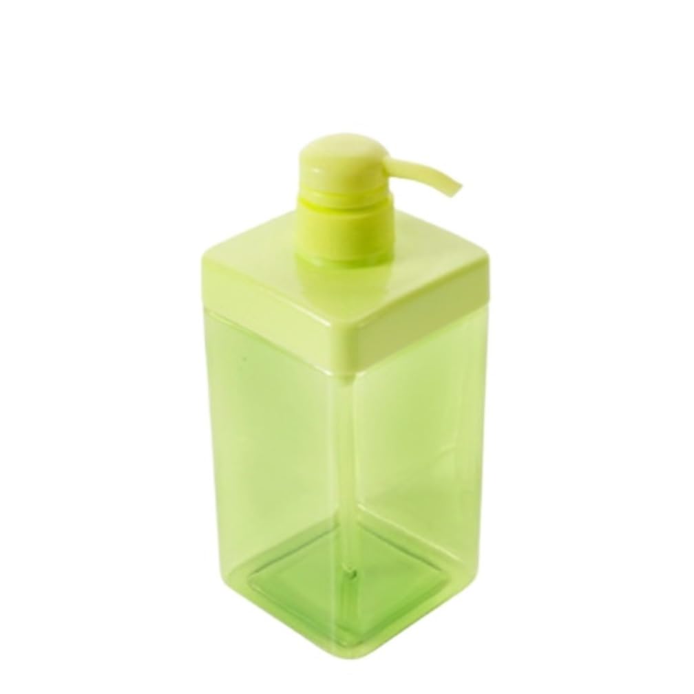 Dispensador de Jabón Líquido Dispensador De Jabón Y Loción con Bomba, Botella Líquido Decorativa Vacía Rellenable Botellas de Aseo(Grün)