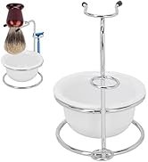 Shaving Brush Kit, Shaving Brush Set, Shaving Stand Bowl Set Professional Shaving Soap Bowl Razor...
