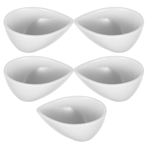 ifundom Set de 5 Cuencos Pequeños para Salsa y Especias, Platos Funcionales para Condimentos y Aperitivos, Ideales para Cocina y Mesa de Comida Rápida