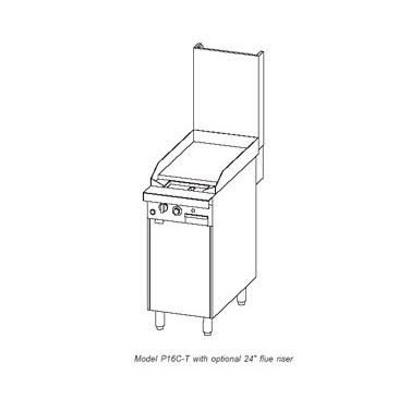 Southbend Platinum Heavy Duty Range 16" - P16N-G