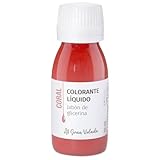 Colorante Jabón Glicerina Coral | Fácil de Usar, Creaciones Llamativas | Añade unas Gotas para Jabones Coloridos | Hidrosoluble | 100 ml