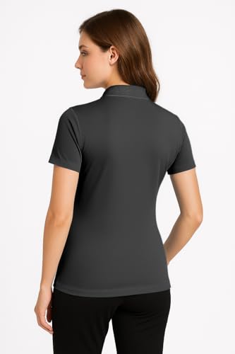 Image of Opna Women's Dry-Fit Golf Polo Shirts 3-Button Golf Polo's in 20 Colors XS-3XL Shirt