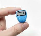 Electronic Tasbih Ring Portable Digital Tasbih Counter Mini LCD Display with Reset Button and LED Light (Milky)