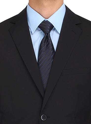 DTI BB Signature Men's Two Button 2 Piece Suit Ticket Pocket Jacket with Pant3