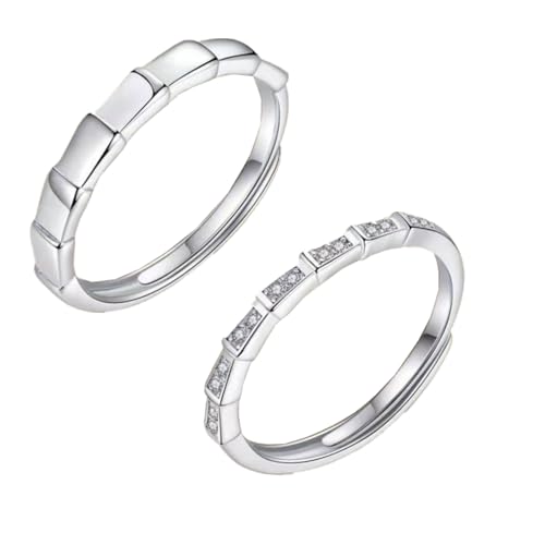 Lover Rings Cosplay Unisex Adjustable Opening Couple Ring Set Jewelry Accessories Gifts