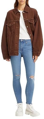 Levi's Damen 711 Skinny Jeans, Rio Lowdown, Blau, 27W 28L – Ansicht 1