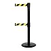 Tensabarrier - 889T2U-2P-2P-STD-NO-D4X-C - polished brass post, 2" wide dual line, 7