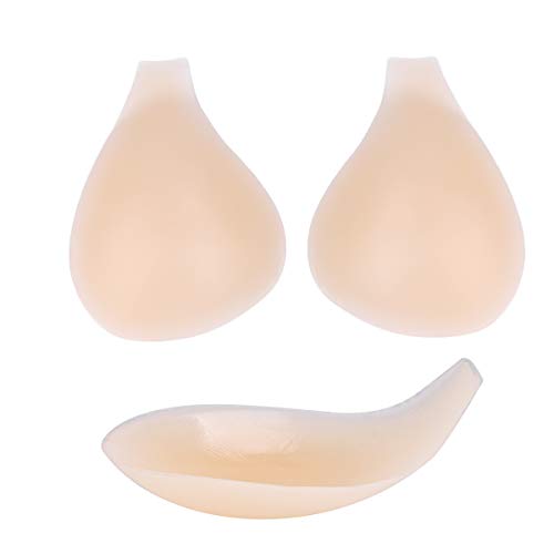 Invisible Lift Up Bra, Silicone Adhesive Lift Bra Self-Adhesive Lift Backless Bra Reusable Nude Invisible Push Up Bra for Prevent Breast Sagging Freedom Bra