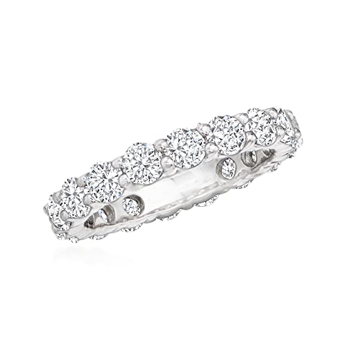 Ross-Simons 2.75 ct. t.w. CZ Eternity Band in Sterling Silver4