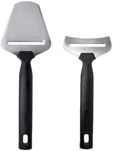Jonas of Sweden 2pc Stainless Steel Hard & Soft Cheese Slicer / Plane Set