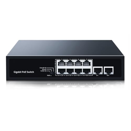 Switch Gigabit 10 Puertos Marca Vjsujehgy