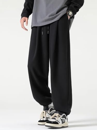 Image of dockstreet Mens Baggy fit Jogger /Sweatpants /Gym Gear, Trouser, Loose Home Relaxed Pants