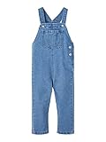 jeans latzhose herren kurz Zweiteiler aus Jacke und Hose NAME IT Girl\'s NMFROSE DNM Overall 1437-FT FB Jeans Latzhose, Medium Blue Denim, 104