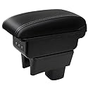 YJYWZH für Suzuki Swift 2005-2024 Armlehne Auto Doppelschicht Mittelkonsole Große Aufbewahrungsbox mit 3 USB-Ladeanschluss Schwarz YJYWZH für Suzuki Swift 2005-2024 Armlehne Auto Doppelschicht Mittelkonsole Große Aufbewahrungsbox mit 3 USB-Ladeanschluss Schwarz